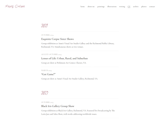 cv screenshot