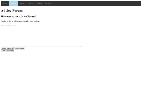 AdviceForum screenshot