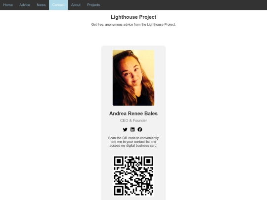 contact screenshot
