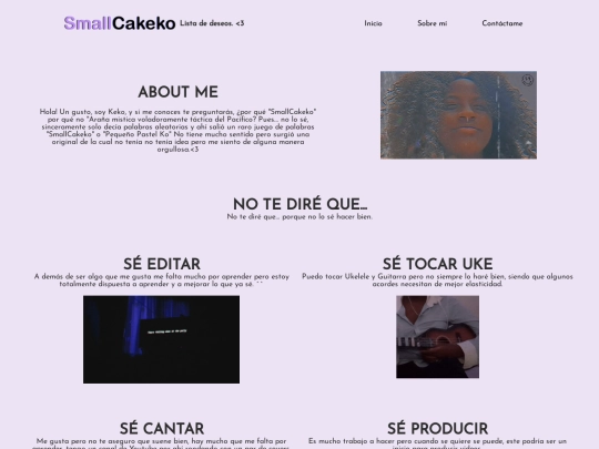 pag/Sobre mí screenshot