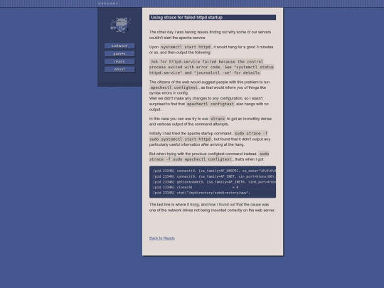 21/using-strace-for-failed-httpd-startup screenshot