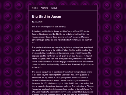 posts/2026-01-19-Big-Bird-in-Japan screenshot
