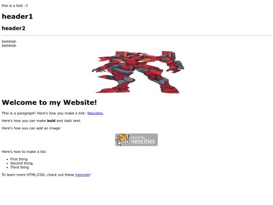test screenshot