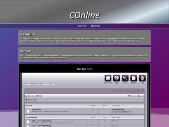 forum screenshot