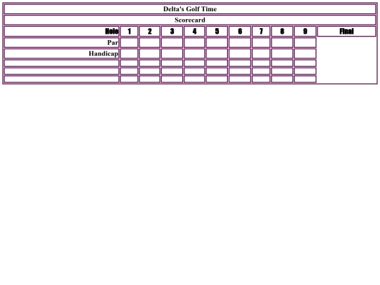 golfscore screenshot