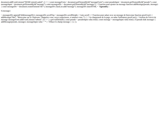 chatroom screenshot