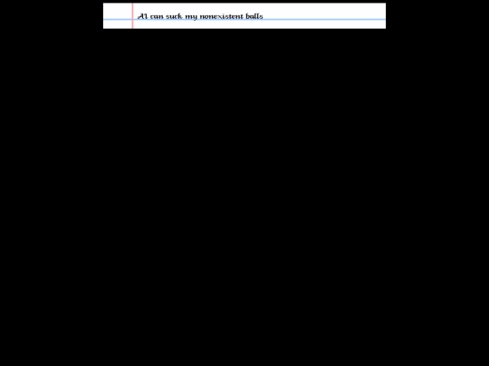 writing screenshot