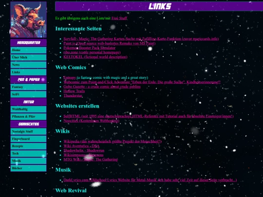 de/links screenshot