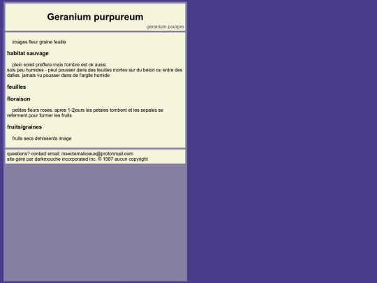 plantes/geraniumpurpureum screenshot