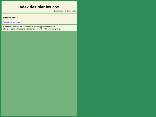 plantes screenshot