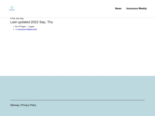 sitemap screenshot