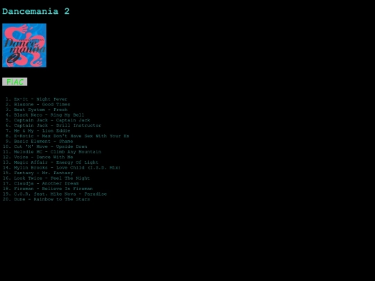 dancemania/tocp-4010 screenshot