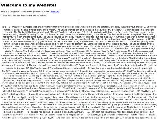 index screenshot