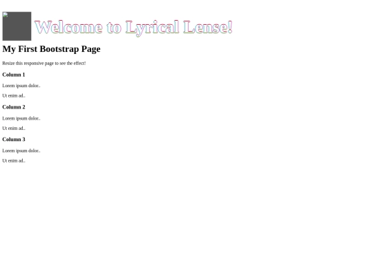 bootstrap screenshot