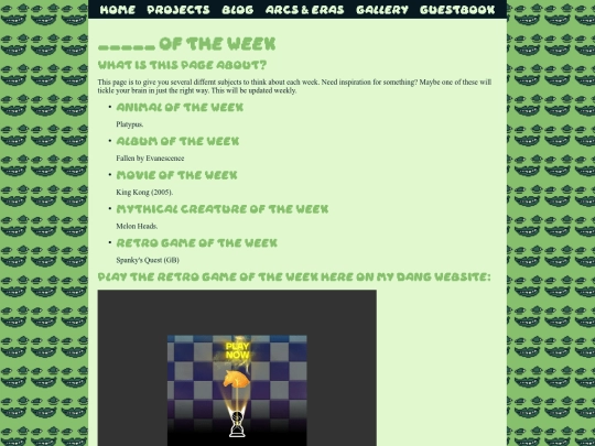 OfTheWeek screenshot