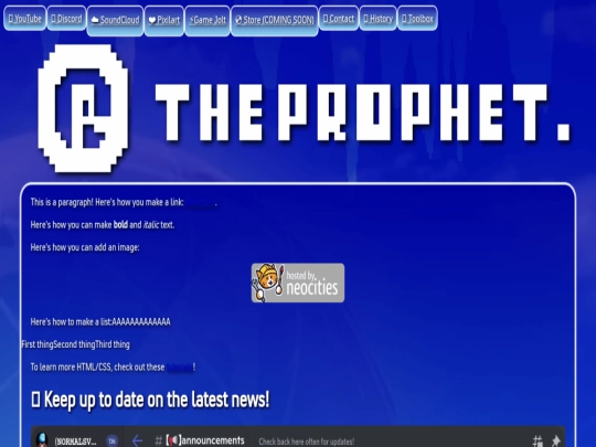 index screenshot