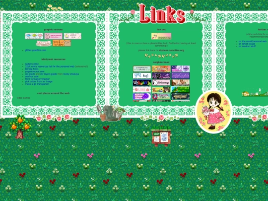 links screenshot