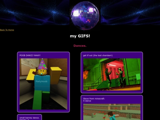 dances screenshot