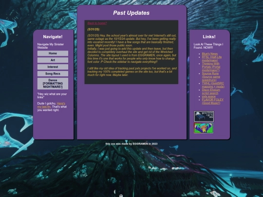 updates screenshot