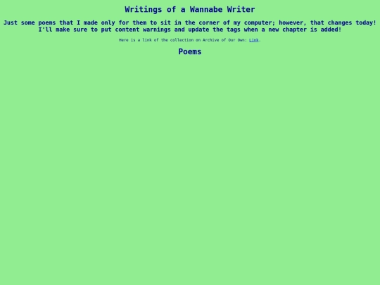 WritingsofaWannabeWriter screenshot