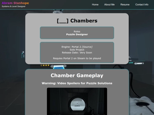 Portal2Chambers screenshot