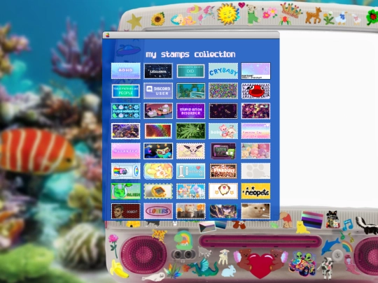 stamps screenshot