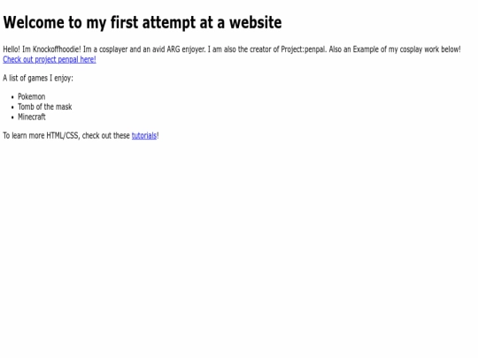 index screenshot