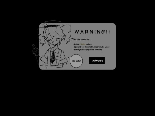 warning screenshot