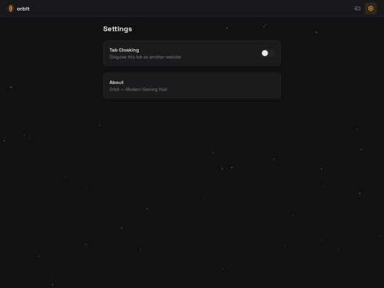 settings screenshot