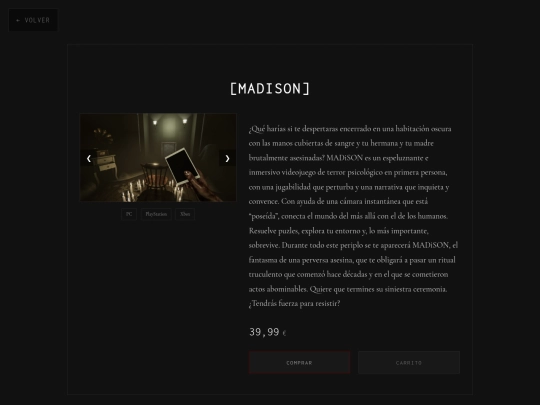 Juegos/Madison screenshot