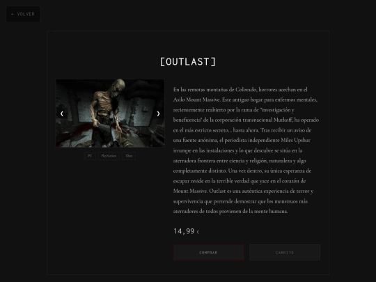 Juegos/OUTLAST screenshot