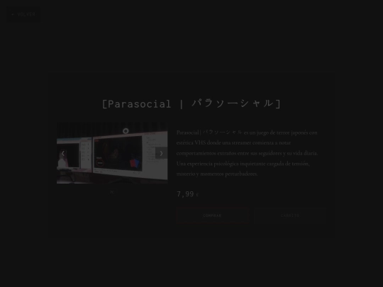Juegos/Parasocial screenshot