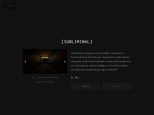 Juegos/subliminal screenshot