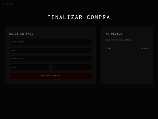 menu/compra screenshot