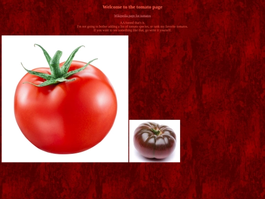 tomato screenshot