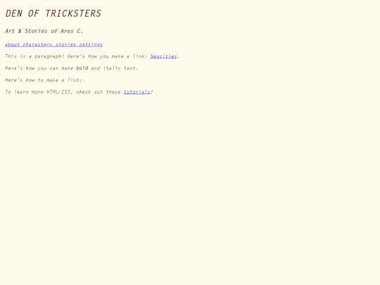 index screenshot