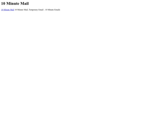 Tempmail screenshot