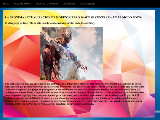 horizon screenshot
