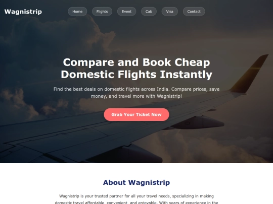 book-cheap-domestic-flights-instantly-with-wagnistrip screenshot