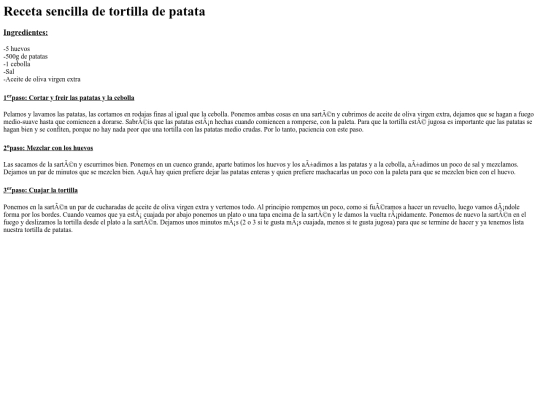 Receta screenshot