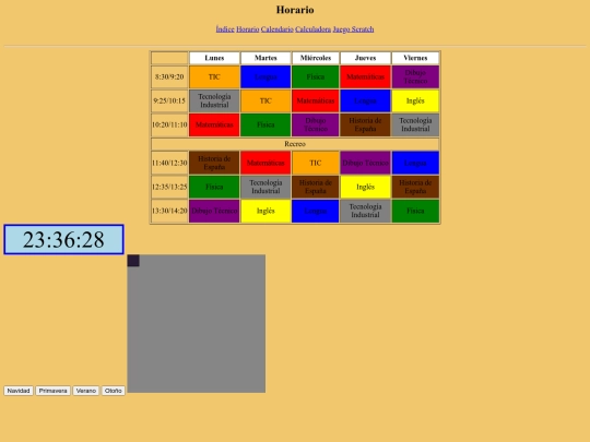SitioWebCarlos_/horario screenshot