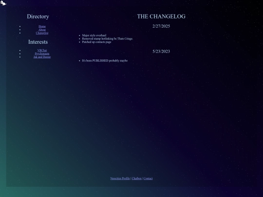 changelog screenshot