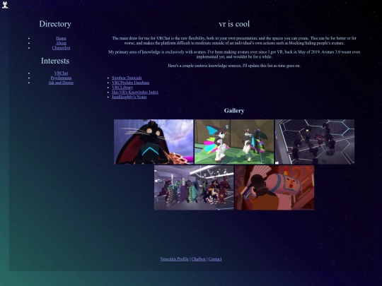 interests/vrchat screenshot