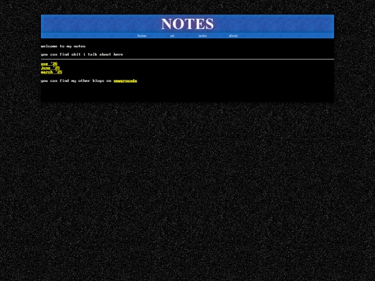 notes screenshot