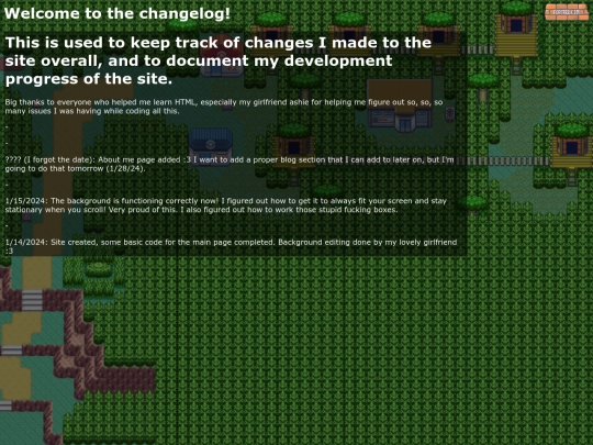 changelog screenshot