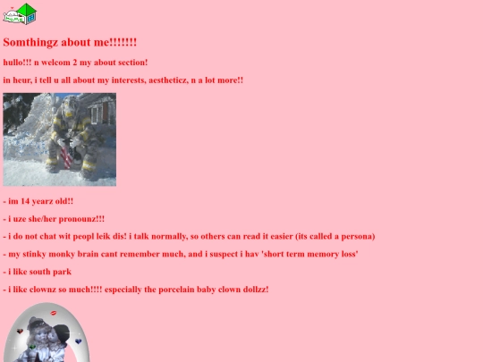 aboutme screenshot
