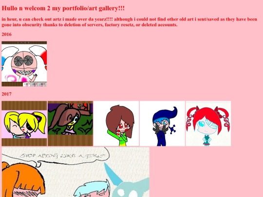 artportfolio screenshot