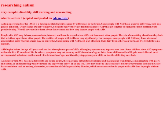 autism screenshot
