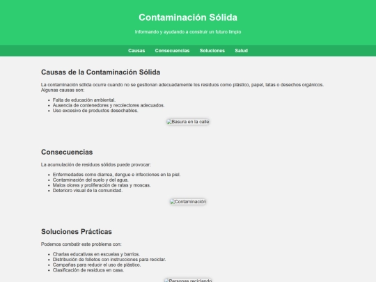 Ambiental index screenshot