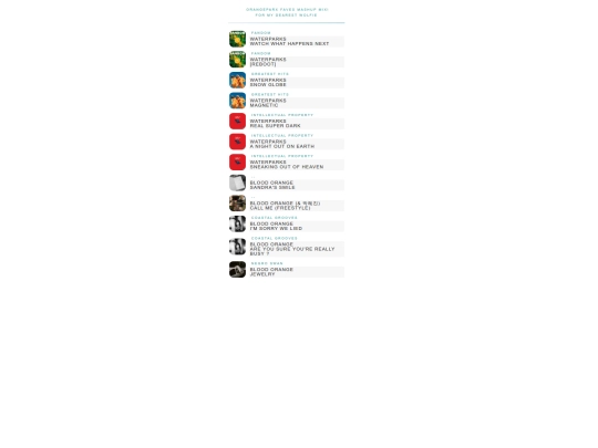 playlist/orangeparx screenshot